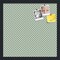 PinPix Custom Bulletin Board Nile Green Diamond Poster Board Has a Fabric Style Canvas Finish, Framed in Satin Black, by ArtToFrames (PinPix-380)
